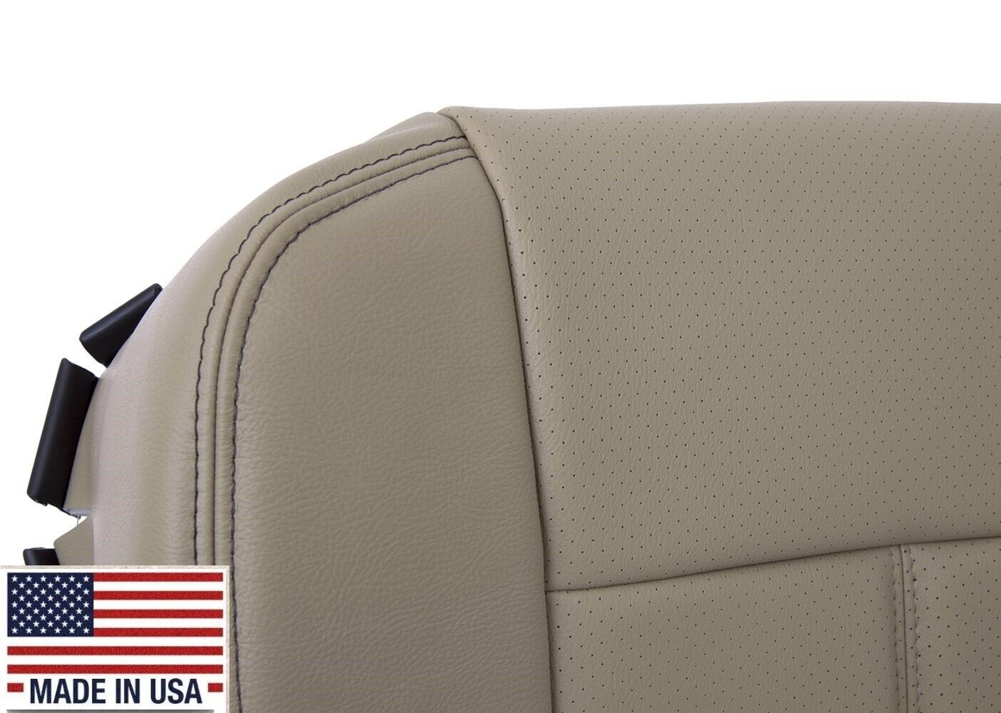 2011-2016 Ford F-250 F-350 F-450 Lariat Seat Cover Replacement - Premium Adobe Tan Leather with Cushion Foam - Compatible with Pickup Trucks - Perfect for Road Trips & Off-Road Adventures