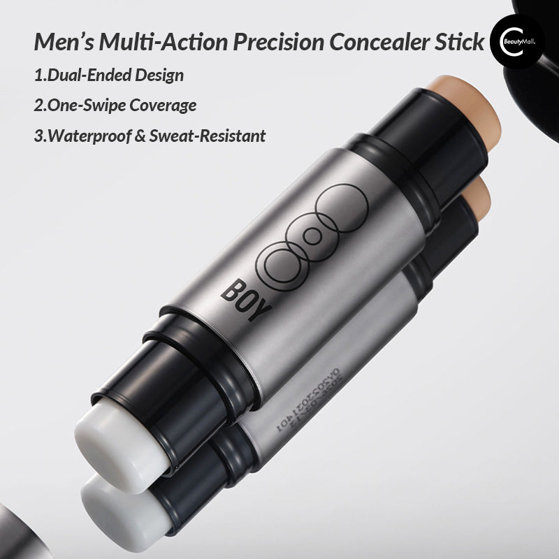 OUT OF OFFICE Men’s Undetectable Makeup Kit - Natural Looking Concealer & Foundation Set for Daily Use & Special Occasions