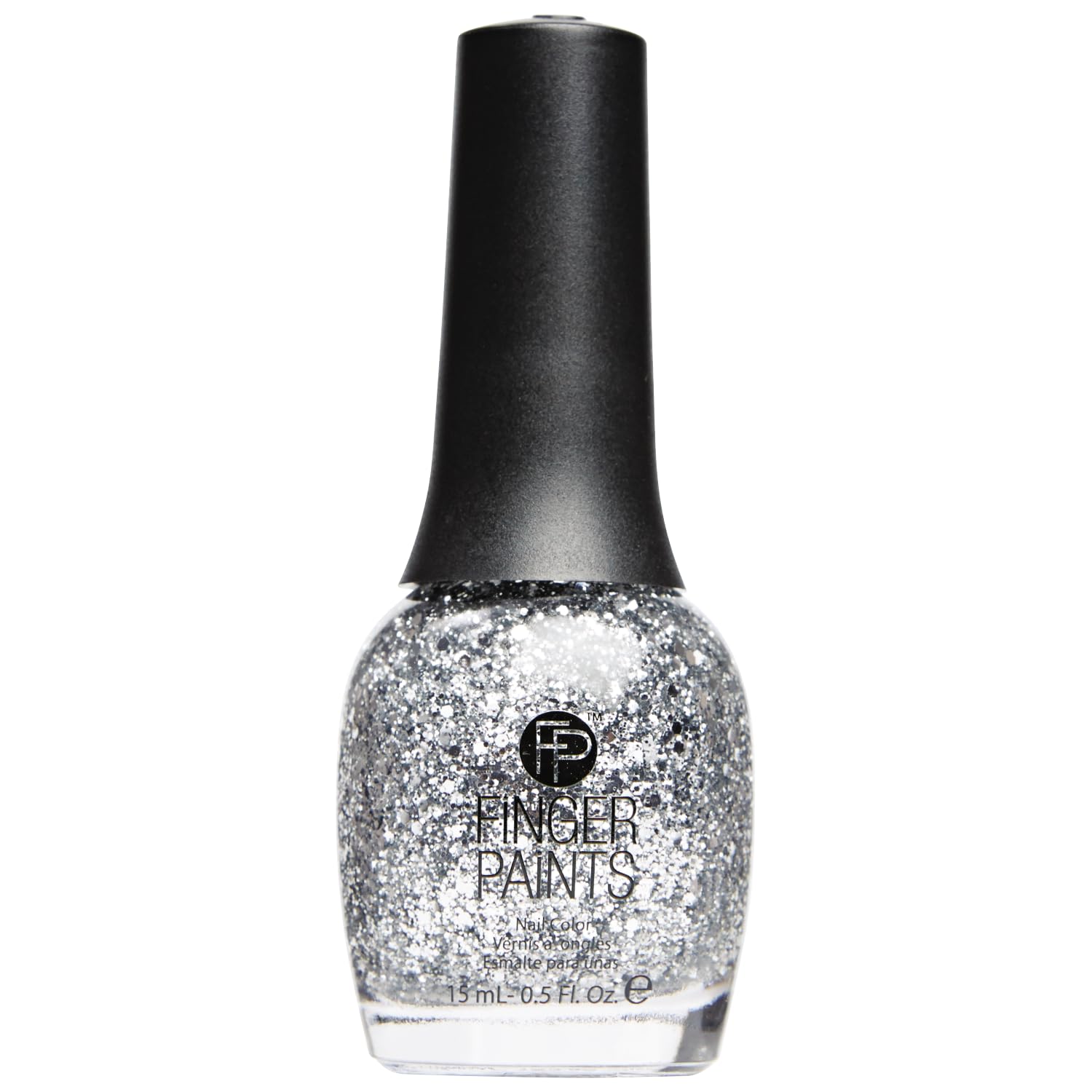 Sterling Silver Nail Polish - 0.5 Oz Metallic Sculpture Nail Color for Women | Long-Lasting Shine for Parties, Weddings & Special Occasions