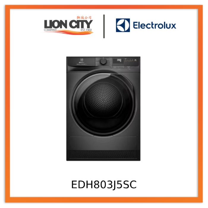 Electrolux EDH803J5SC 8kg UltimateCare 500 Heat Pump Dryer - Energy Efficient Laundry Solution for Home & Apartment Use