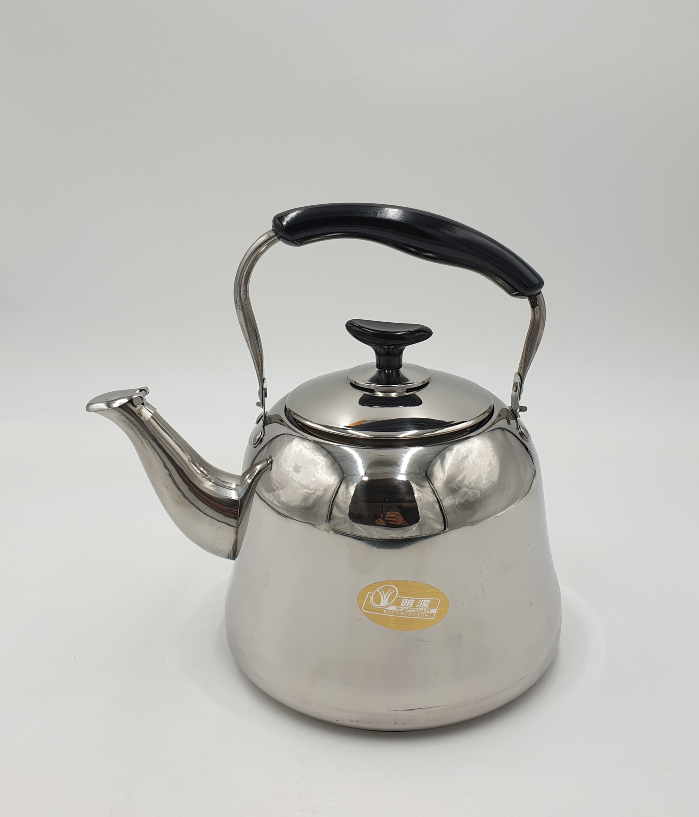 3.0L Stainless Steel Whistling Tea Kettle - Classic Stovetop Kettle for Boiling Water, Perfect for Tea, Coffee & Hot Cocoa - Durable & Fast Heating for Home, Office & Camping Use
