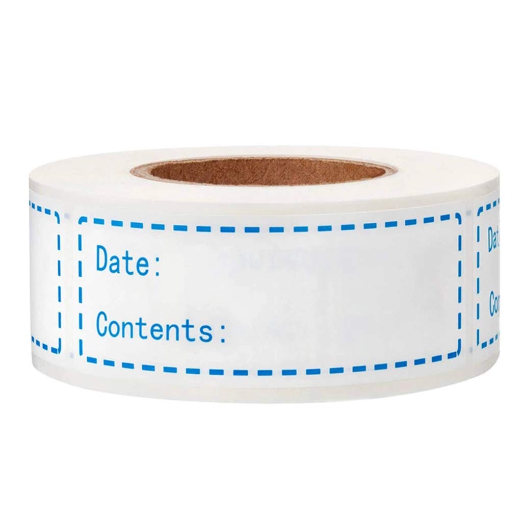150-Pack Kitchen Stickers - Durable Refrigerator & Freezer Food Storage Labels with Date Tracking - Perfect for Meal Prep, Leftovers & Pantry Organization