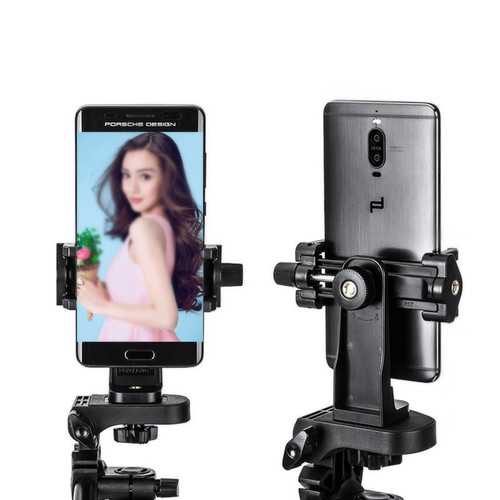 Bakeey™ 360° Rotatable Stretchable Phone Tripod Mount Clip - Compatible with iPhone, Xiaomi & Smartphones - Perfect for Vlogging, Live Streaming & Hands-Free Video Calls