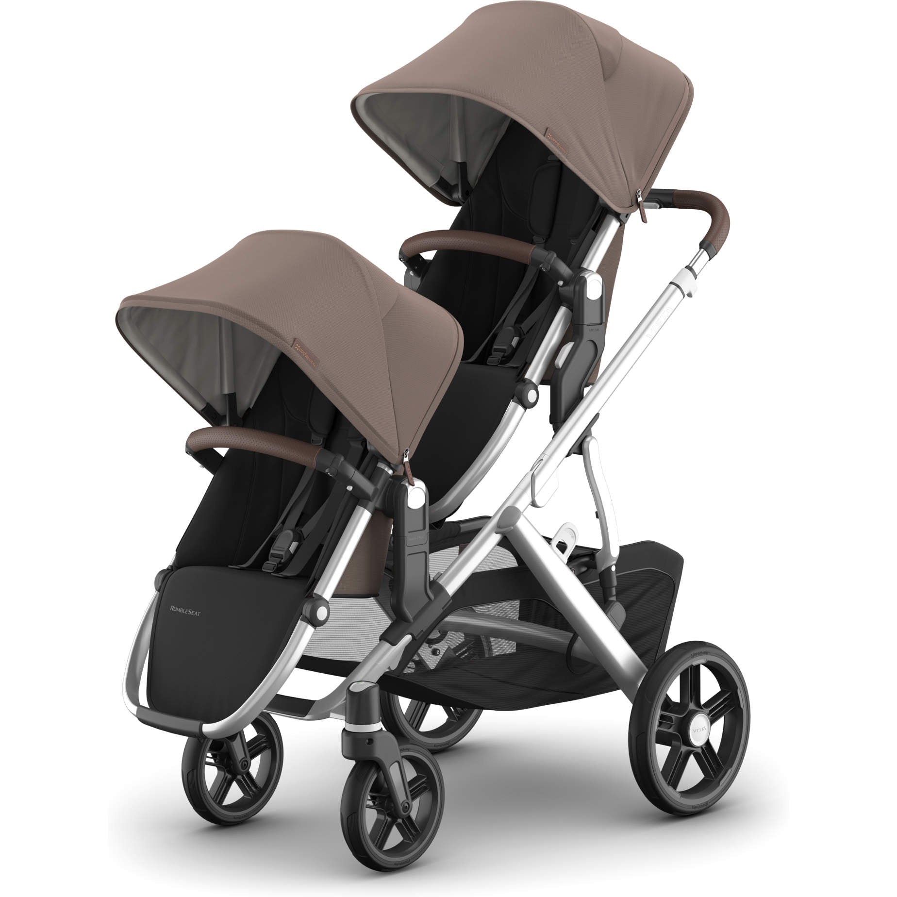 UPPAbaby Vista RumbleSeat V3 - Double Stroller Seat Attachment for Twins & Siblings | Compatible with Vista Strollers | Perfect for Shopping, Travel & Daily Walks