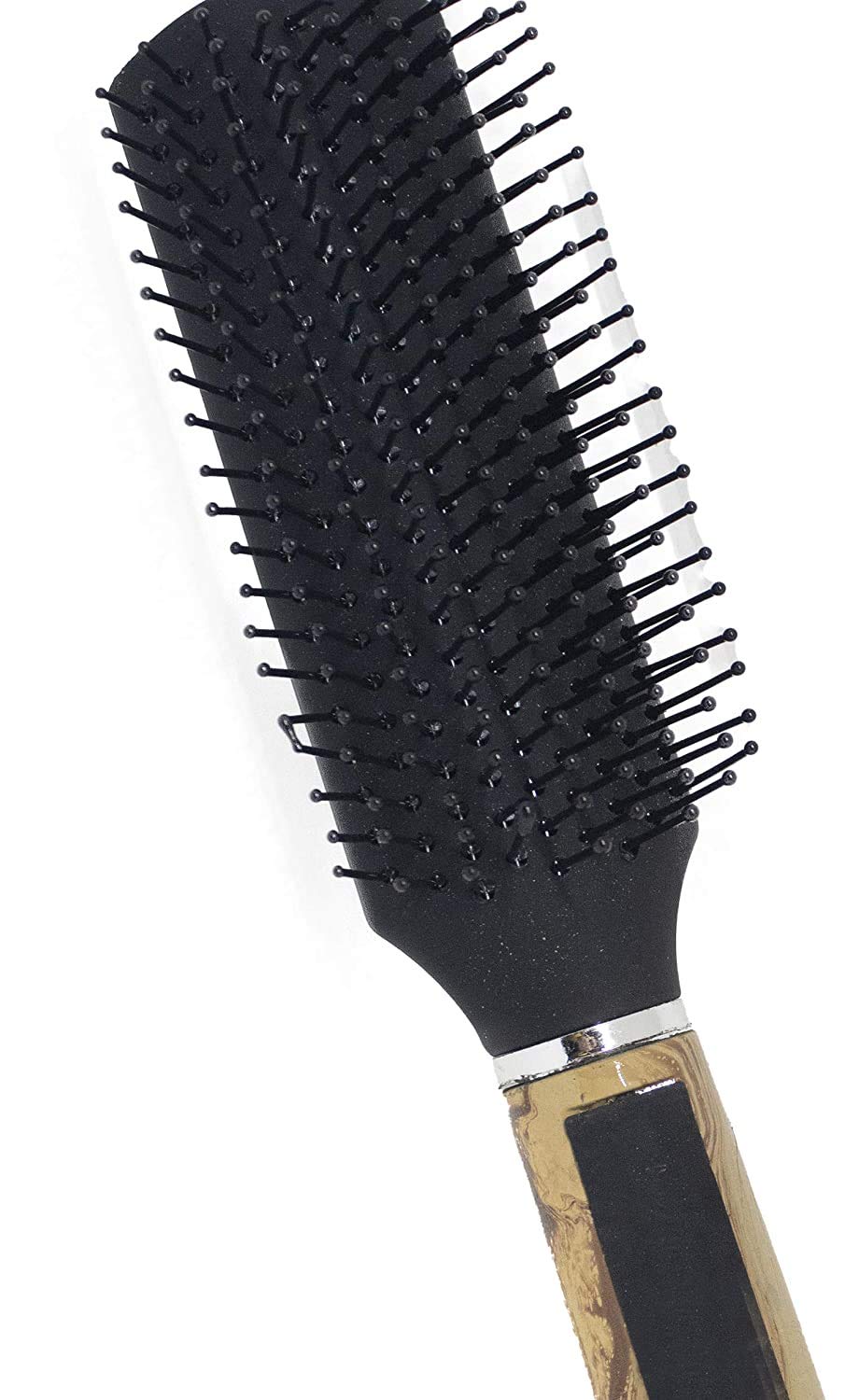Kabello Wooden Paddle Hair Brush for Women & Men - Detangling & Styling Brush with Natural Bristles (Pack of 1) - Perfect for Home, Travel & Salon Use