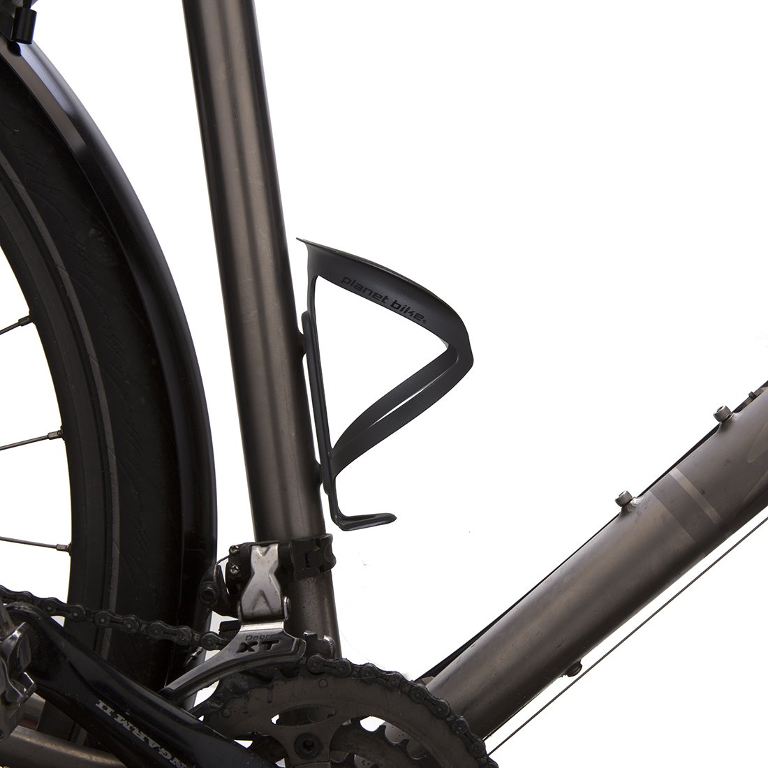 Planet Bike Air 18 Bicycle Water Bottle Cage - Lightweight & Durable Grey Bike Bottle Holder | Perfect for Road Bikes, Mountain Bikes & Commuting