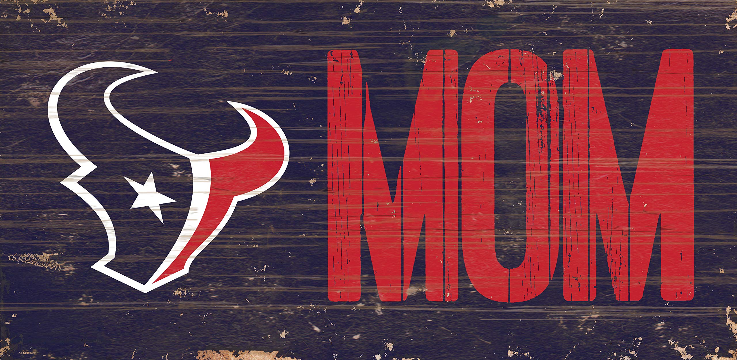 Fan Creations NFL Wood Sign - Handcrafted Wooden Wall Decor for Football Fans | Perfect for Game Room, Man Cave & Sports Themed Home Decor