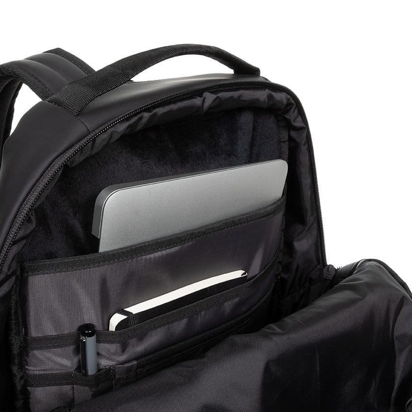 Eastpak Tecum F CNNCT F Backpack - Matte Black - Durable Laptop Backpack for School, Work & Travel - Perfect for Students & Professionals