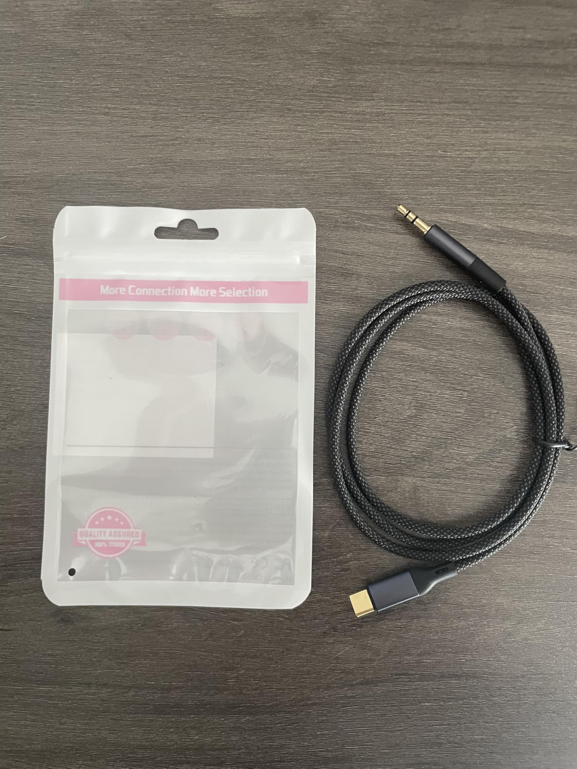 USB C to 3.5mm Audio Adapter Cable - 6.6ft Type C to Aux Headphone Jack Converter for iPhone 15 Pro Max/15 Pro/15 Plus/15, iPad Pro, Samsung S23/S22/S21 - Car Stereo, Home Audio & Travel Use