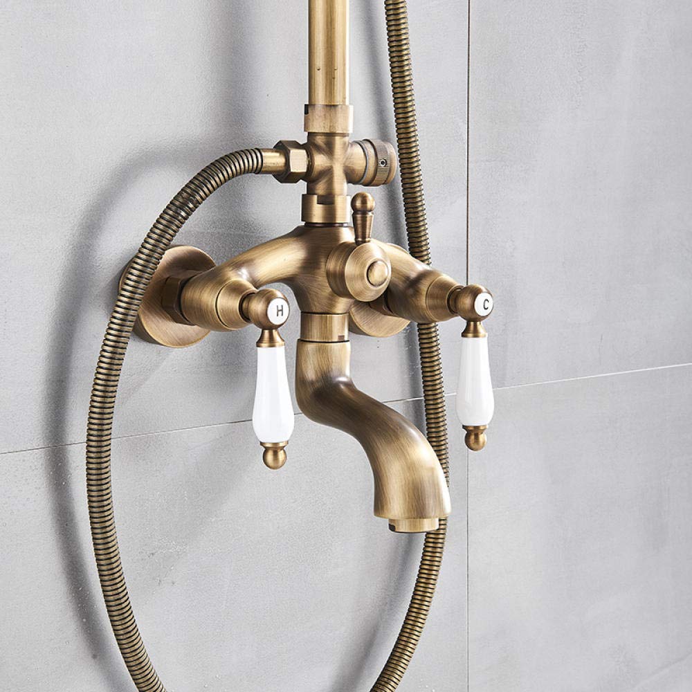 Premium 304 Stainless Steel Shower Set - Wall-Mounted Rain Shower Head with Faucet for Modern Bathroom | Perfect for Spa-Like Relaxation & Luxury Home Upgrade