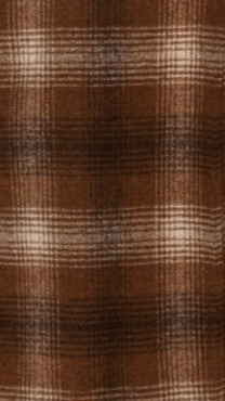 Haruna Coat - Brown & Beige Plaid Print Wool Jacket for Women | Warm Winter Outerwear for Office, Dating & Travel