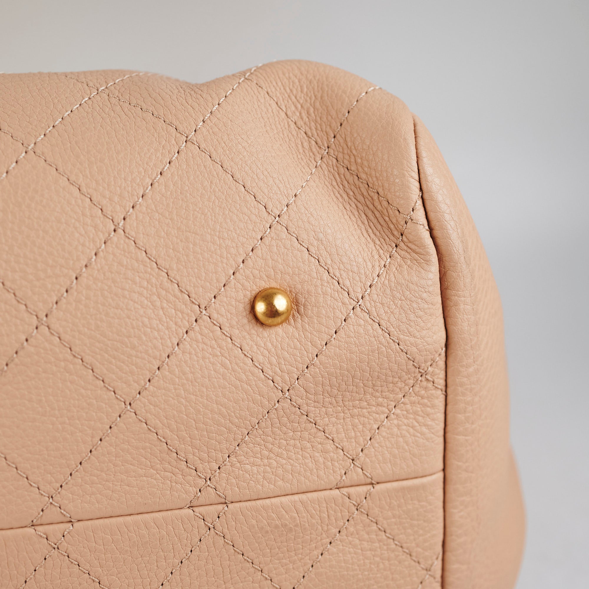 Chanel Beige Leather Tote Bag for Women - Luxury Designer Handbag for Work, Travel & Everyday Use