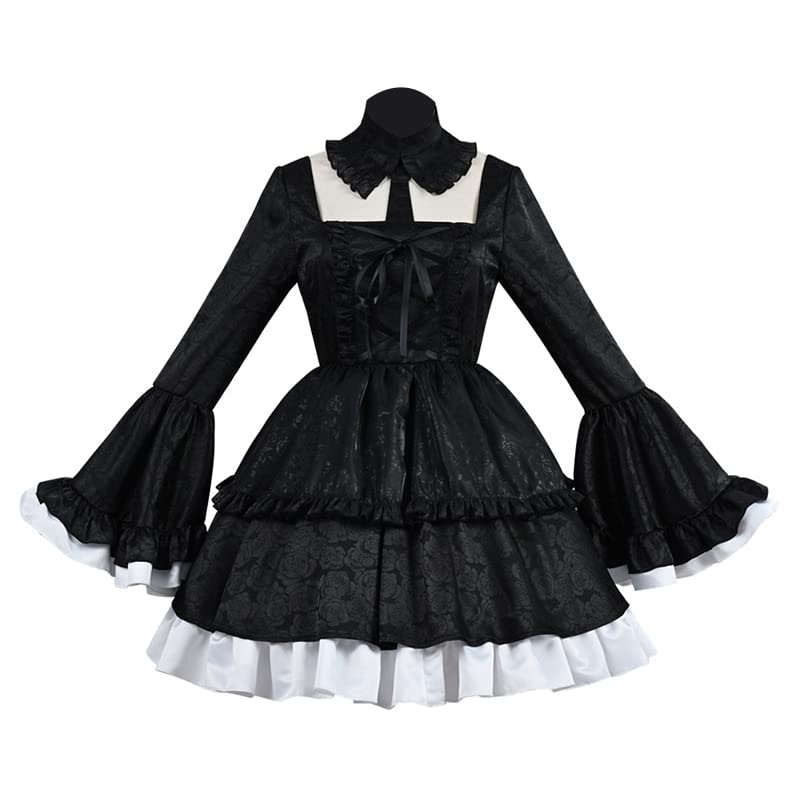 Anime My Dress-Up Darling Kuroe Shizuku Cosplay Costume Kitagawa Marin Black Maid Dress - Halloween Cosplay, Anime Convention, Party Outfit & Photoshoot