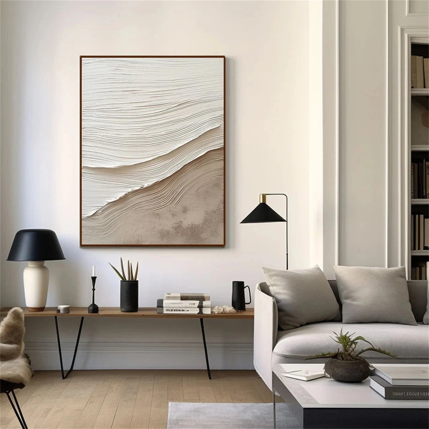 Ocean and Sky Painting #OS 222 - Handmade Canvas Wall Art for Home & Office Decor - Perfect for Living Room, Bedroom or Office