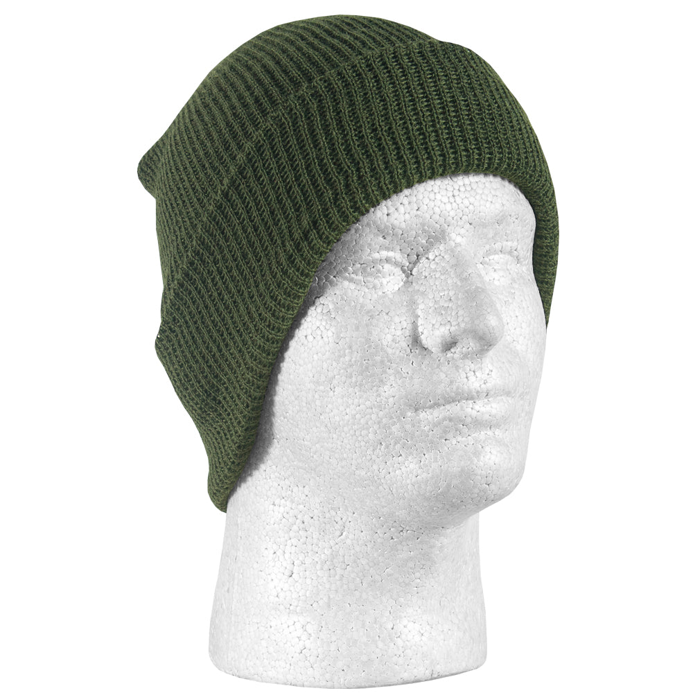 GI Wool Watch Cap - Warm Winter Beanie for Men & Women - Cold Weather Knit Hat for Outdoor Activities, Hiking, and Snow Sports