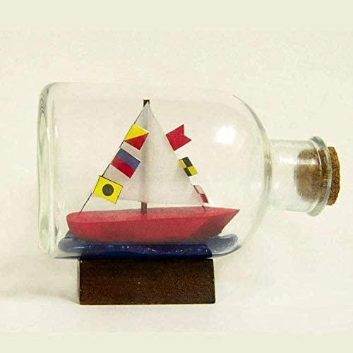 DIY Boat in a Bottle Kit - Complete Model Ship Building Set for Adults & Teens - Perfect for Home Decor, Gift Giving & Nautical Themed Crafts
