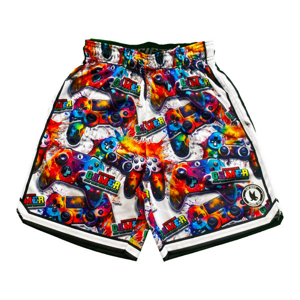 Boys Gamer Flow Shorts - Comfortable Athletic Shorts for Teen Gamers - Perfect for Gaming, Esports, and Casual Wear