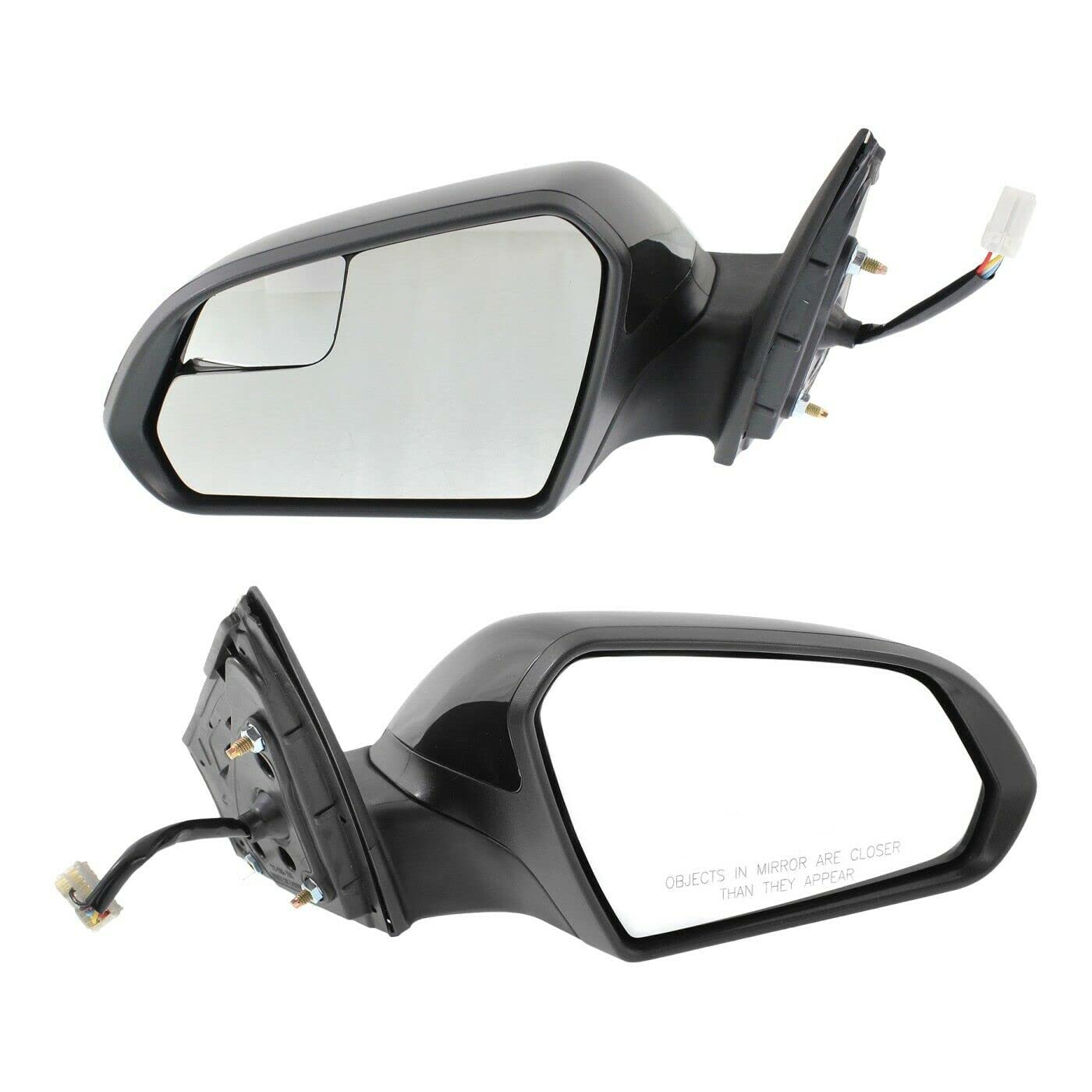 BYEHAV 2-Pack Heated Side Mirrors for Driver & Passenger - HY1321204 HY1320204 87620C2010 87610C2010 - Perfect for Winter Driving & Defrosting in Cold Weather