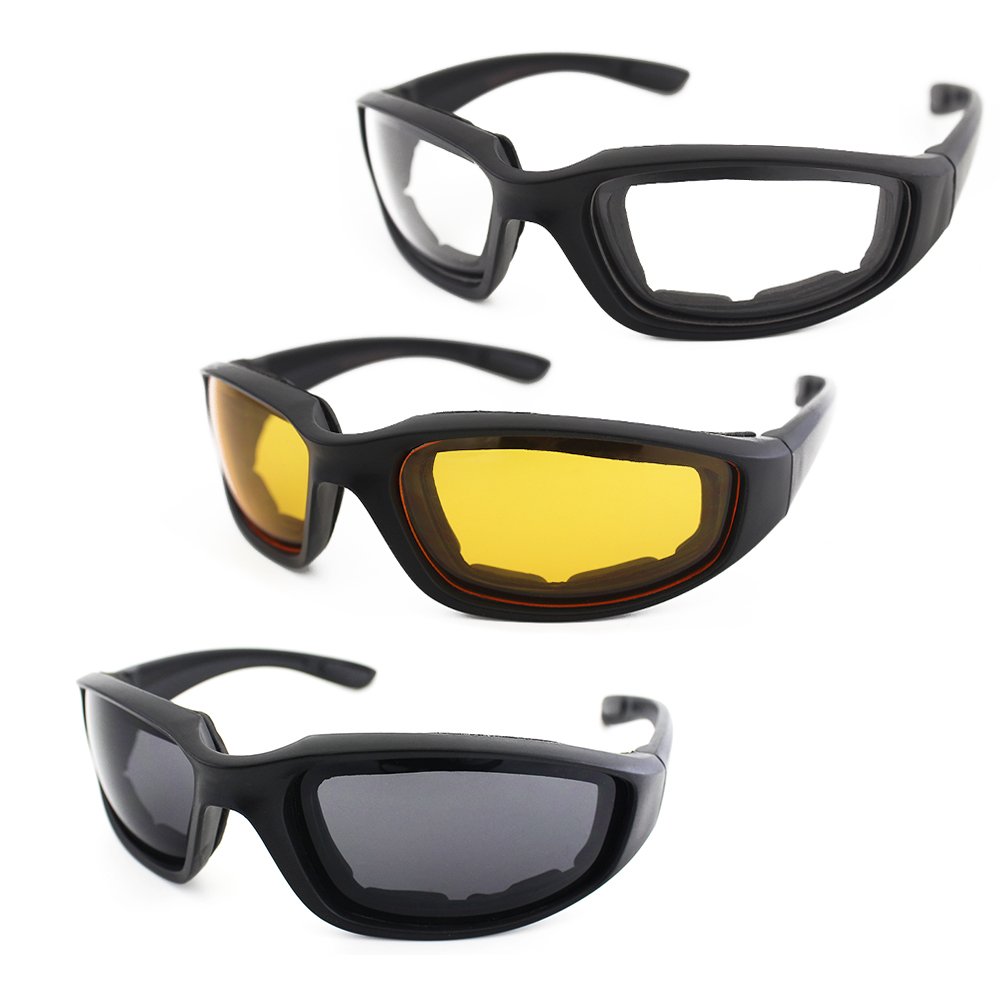 UV-Protected Motorcycle Sunglasses - Windproof, Dustproof for Outdoor Riding