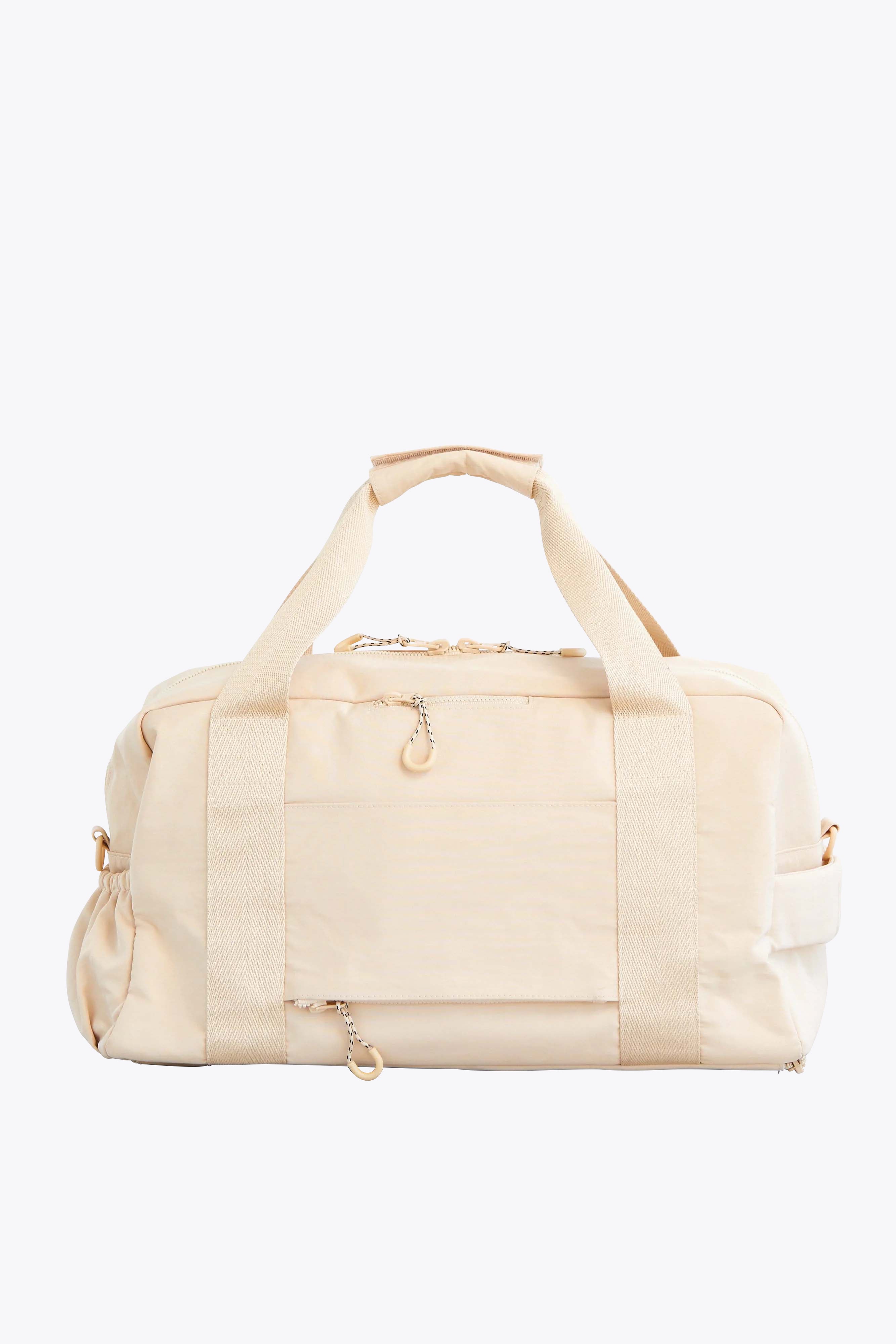 Sport Duffle Backpack in Beige - Lightweight Gym Bag for Men & Women - Perfect for Travel, Workout & Sports Gear Storage