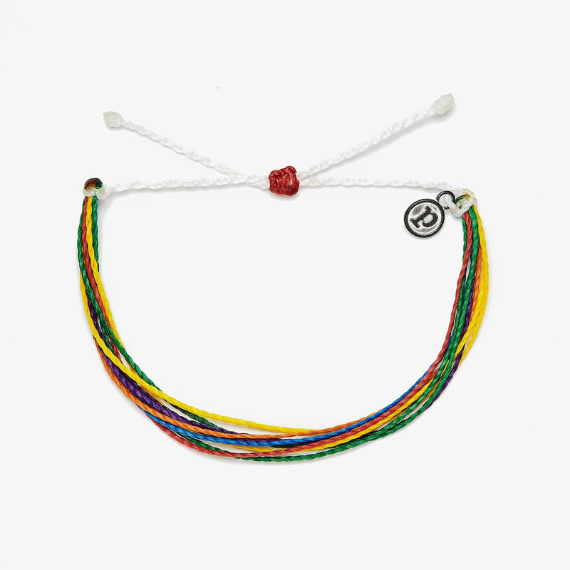 Rainbow Pride Charity Bracelet for LGBTQ+ Support - Donation to The Trevor Project - Wear for Pride Month, Parades & Ally Solidarity