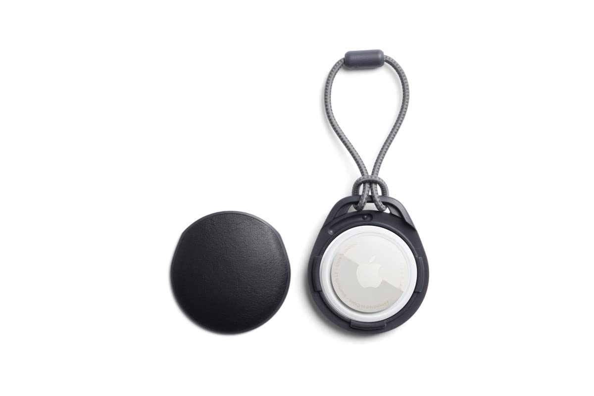 Bellroy Tag Case - Protective AirTag Cover for Apple AirTag (Black) | Durable & Slim Design for Keys, Wallets & Luggage Tracking