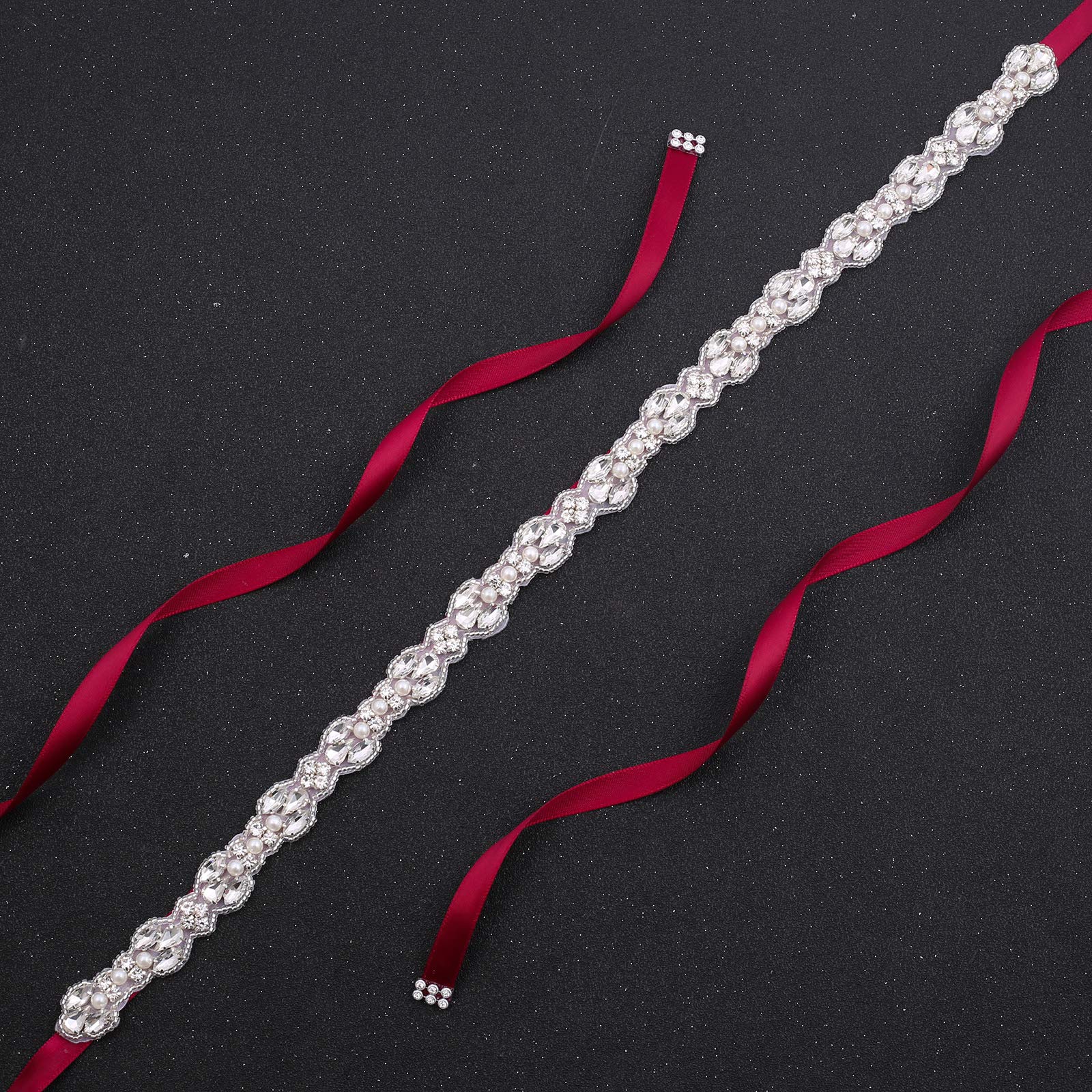 Sparkling Rhinestone Wedding Sash Belt for Women - Crystal Bridal Belt for Evening Gowns, Prom Dresses & Special Occasions | Perfect for Bridal Showers, Weddings & Formal Events