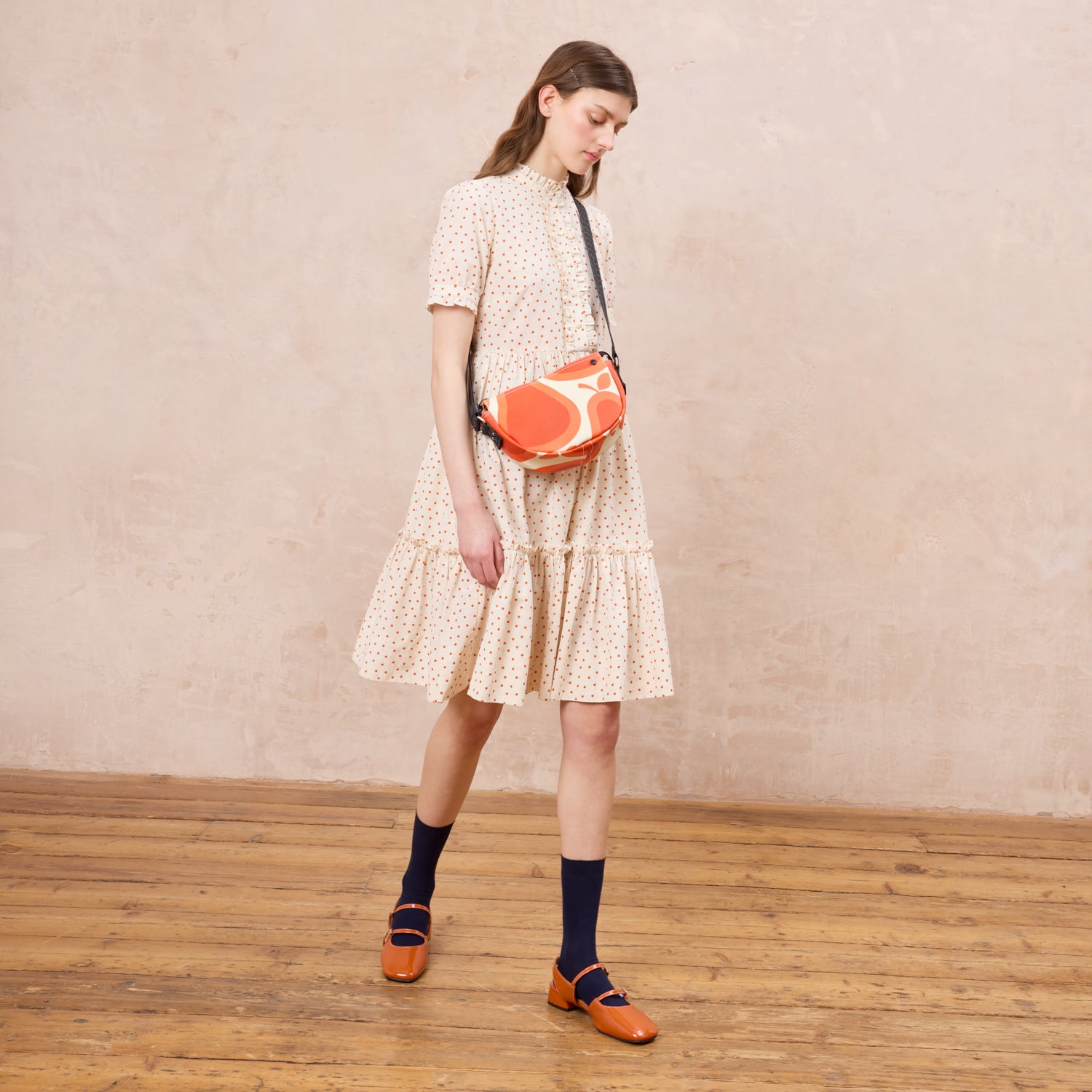 Mini Round Crossbody Bag - Stylish & Compact Pear Tomato Design for Women | Perfect for Travel, Shopping, and Everyday Use