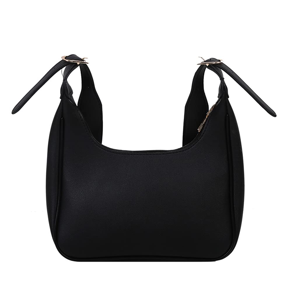 Stylish Women's Leather Crescent Crossbody Bag - Adjustable Strap Shoulder Purse Hobo Handbag for Everyday Use, Travel & Shopping