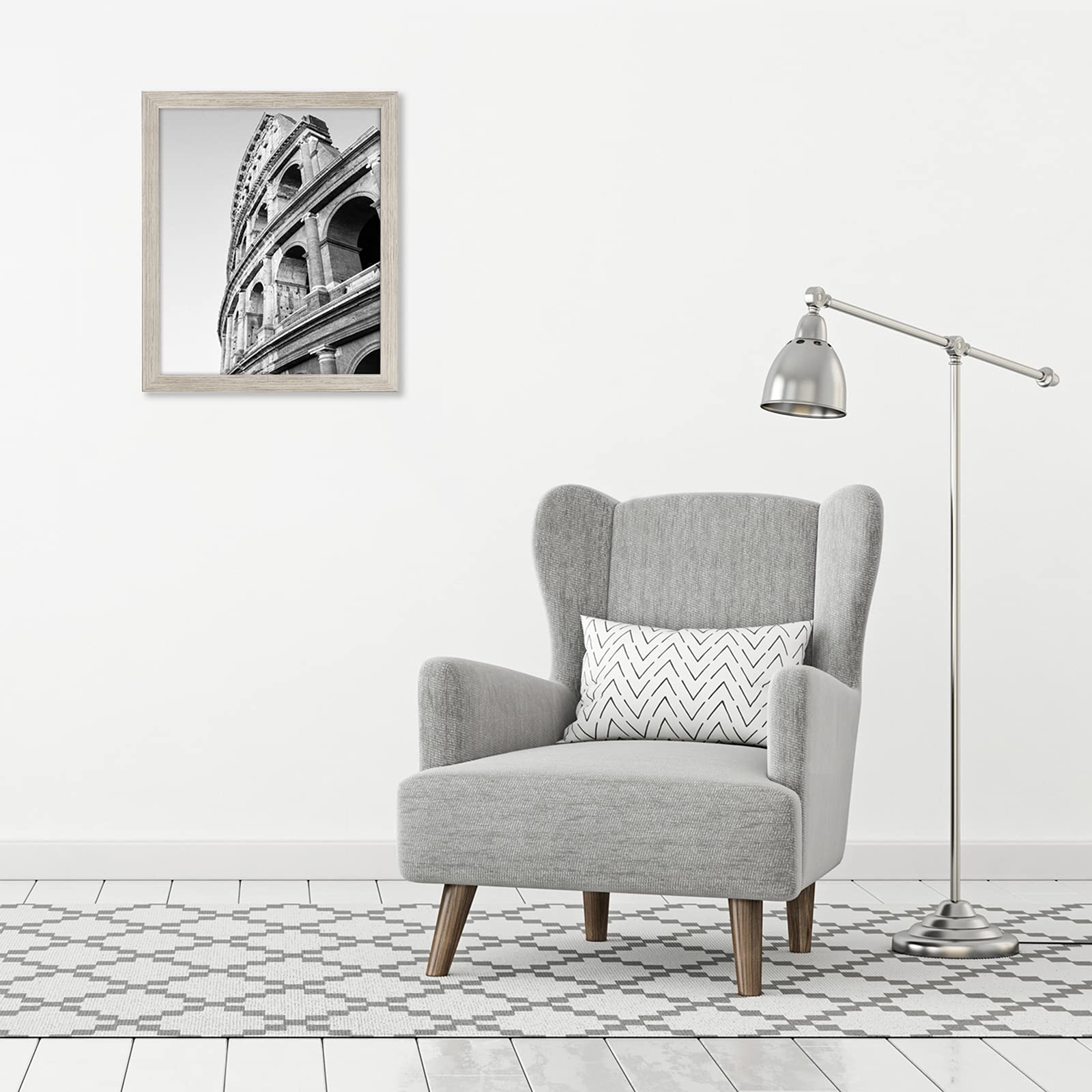 Americanflat 20x24 Wood Picture Frame - Driftwood for Wall Display - Home & Office Decor