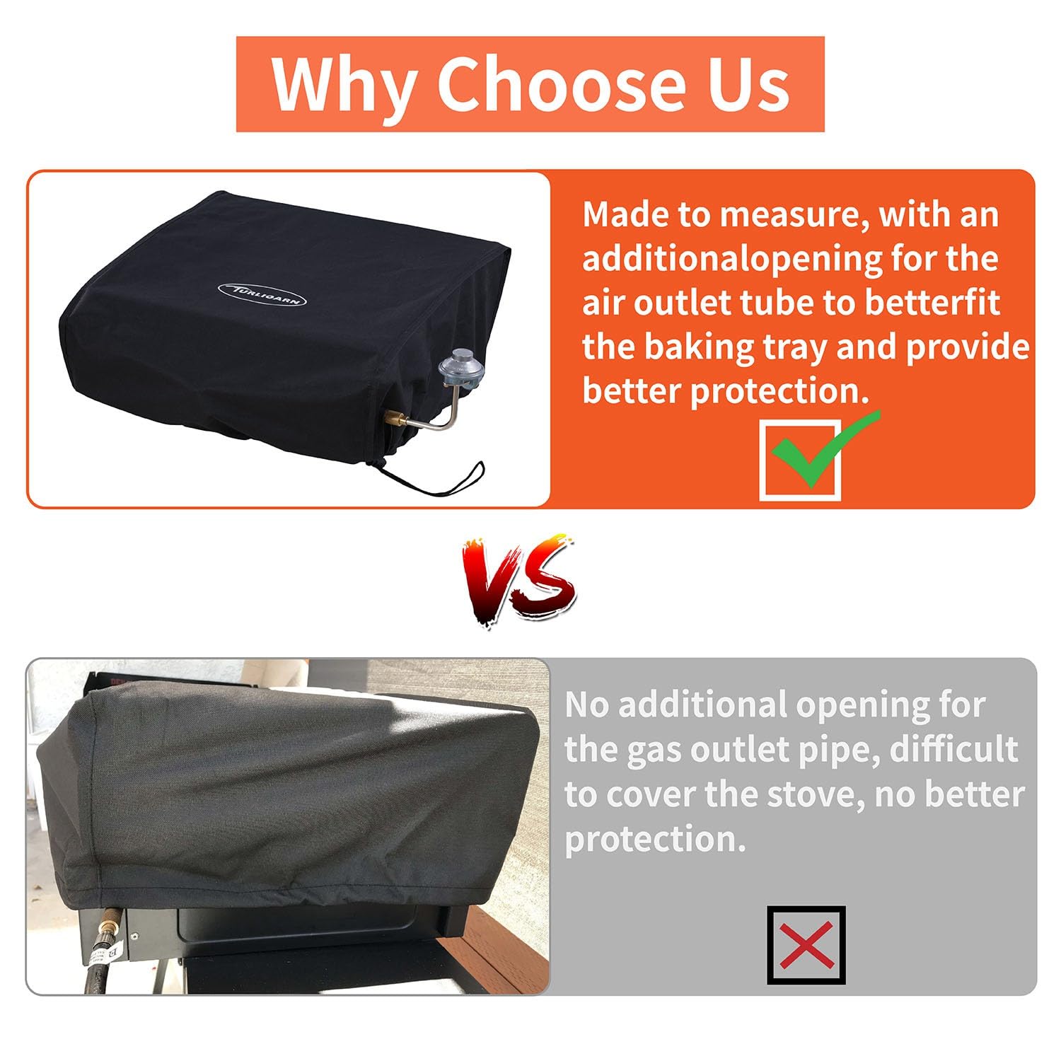 Blackstone 17 Inch Griddle Cover - Heavy Duty 600D Polyester Waterproof Gas Grill Cover for 17