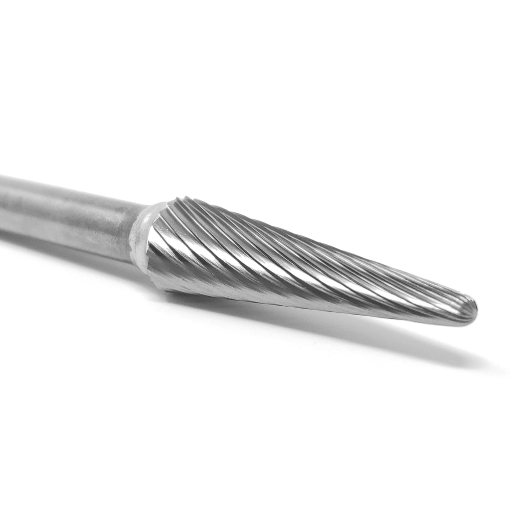 SL-3 Single Cut Carbide Burr Die Grinder Bit 3/8