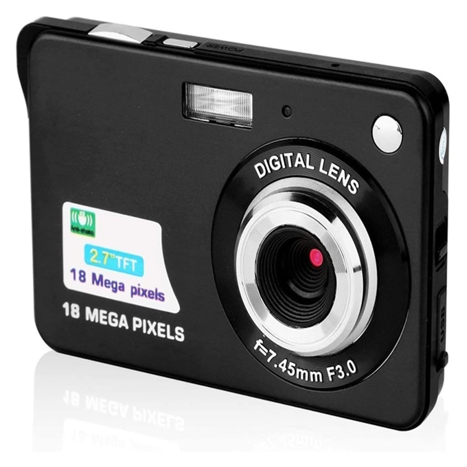 AUBEST Mini Digital Camera - 18MP Vintage Camcorder with 2.7