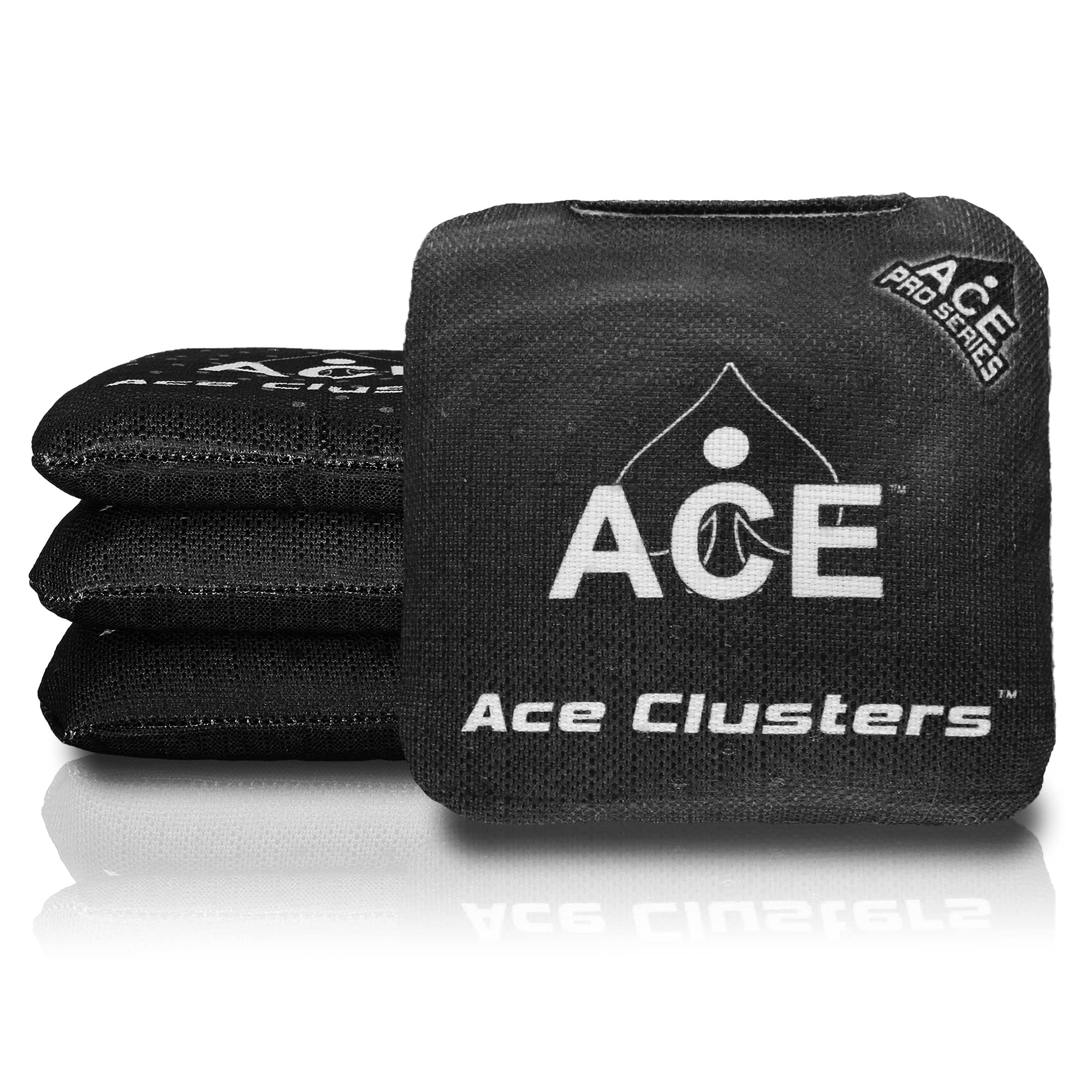 ACE Pro Cornhole Bags Set of 4 with PRO Kit | Dual-Sided All-Weather Slick Stick & Cluster Pad Technology | Includes Optional Break-In Service & Carrying Case | Perfect for Backyard Games, Tailgating, and Cornhole Tournaments