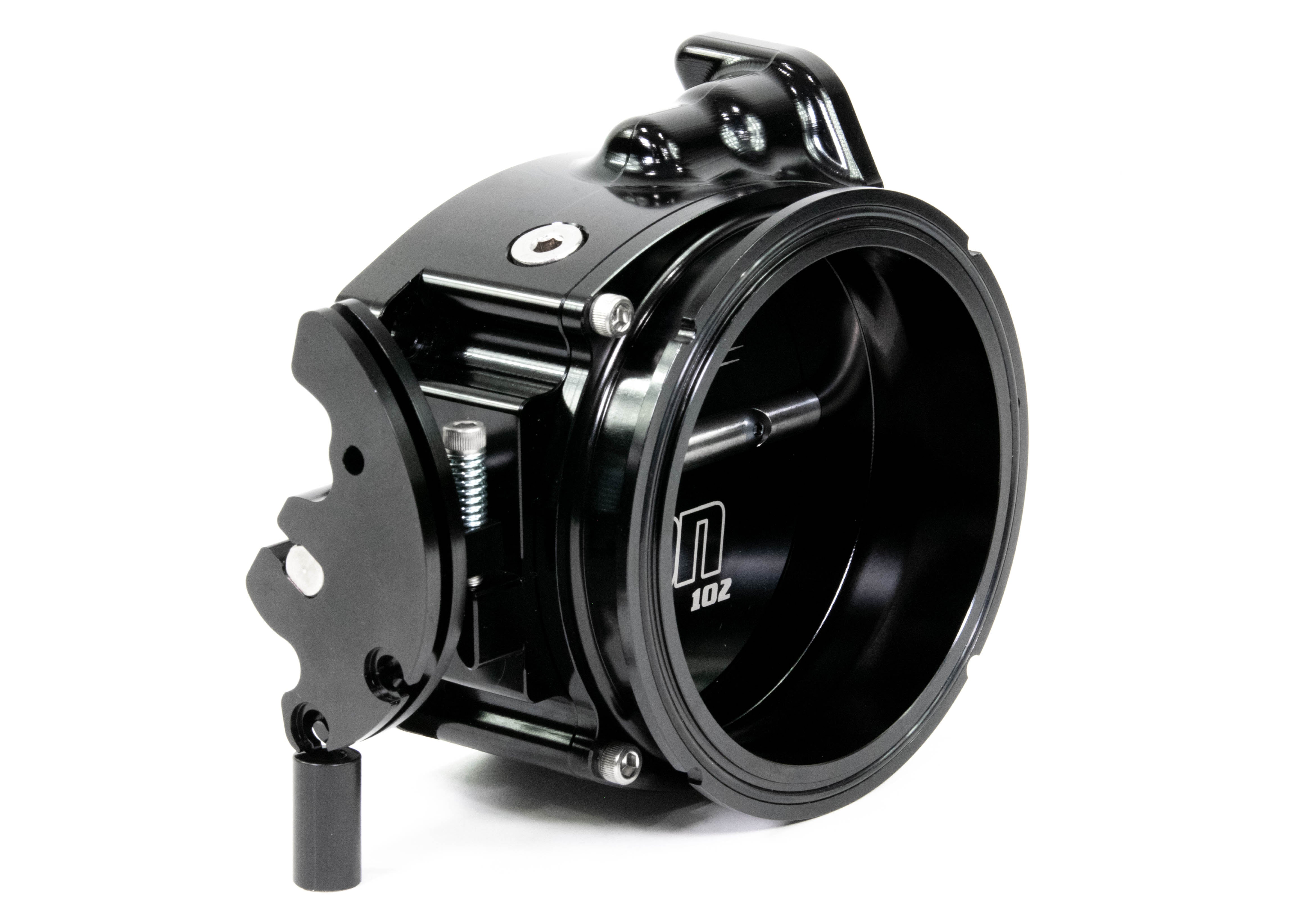 ICON 92/95mm High Performance Cable Drive Throttle Body (Black) - Interchangeable Connection for Ford Mustang, Chevy Camaro - Perfect for Racing & Engine Upgrades