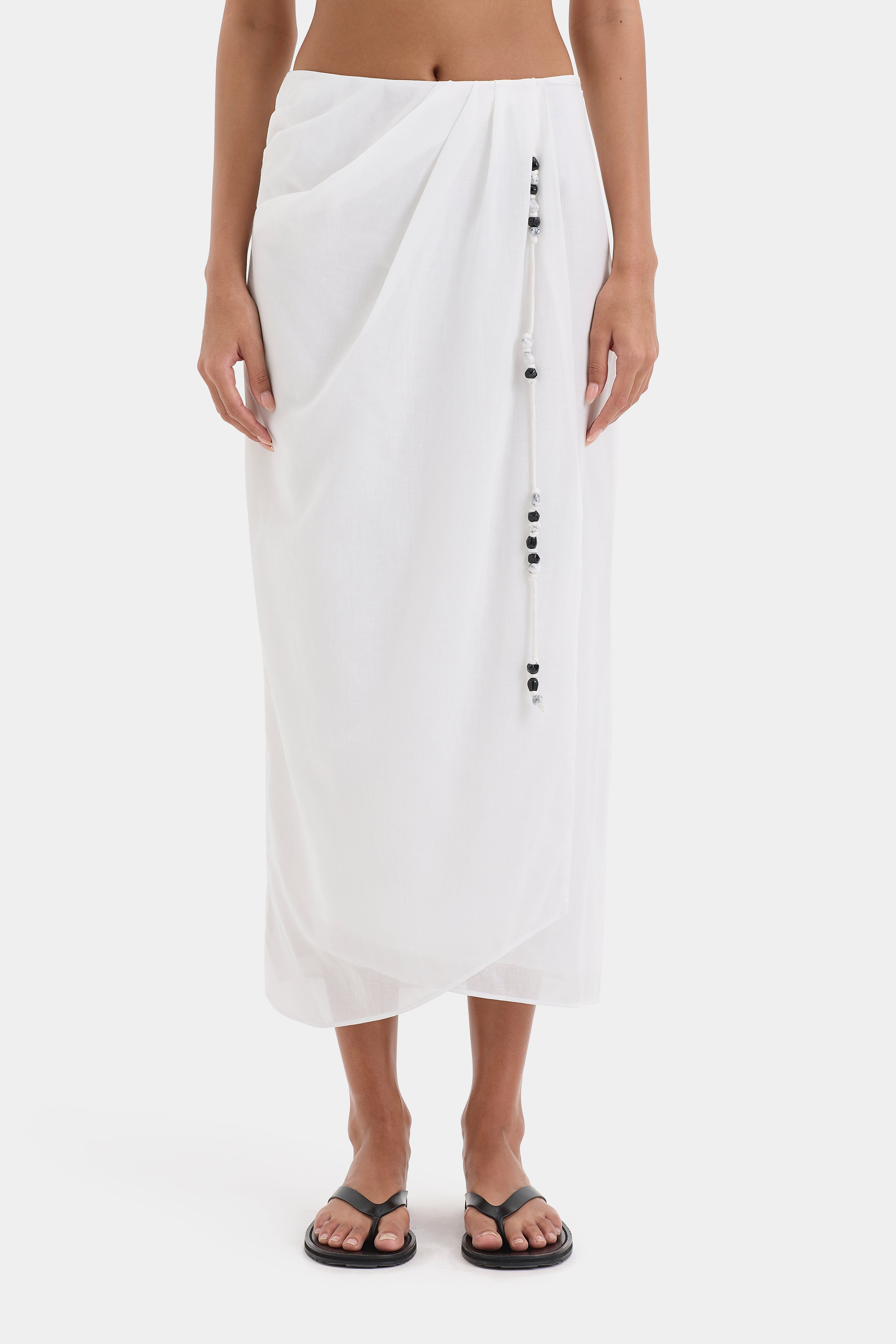 Azura Midi Skirt for Women - Flowy A-Line Summer Skirt with Pockets | Perfect for Casual Outfits, Beach Vacations & Date Nights