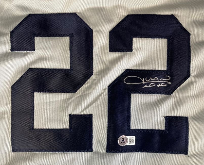 Juan Soto New York Yankees Signed Gray Baseball Jersey - Authentic Autographed Collectible for Fans & Memorabilia Enthusiasts - Perfect for Display, Gifts, and Sports Collections