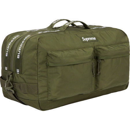 Supreme Duffle Bag Olive FW22 - Waterproof Travel Duffel Bag for Gym, Sports, Camping & Weekend Getaways - Stylish & Durable Carry-On Luggage