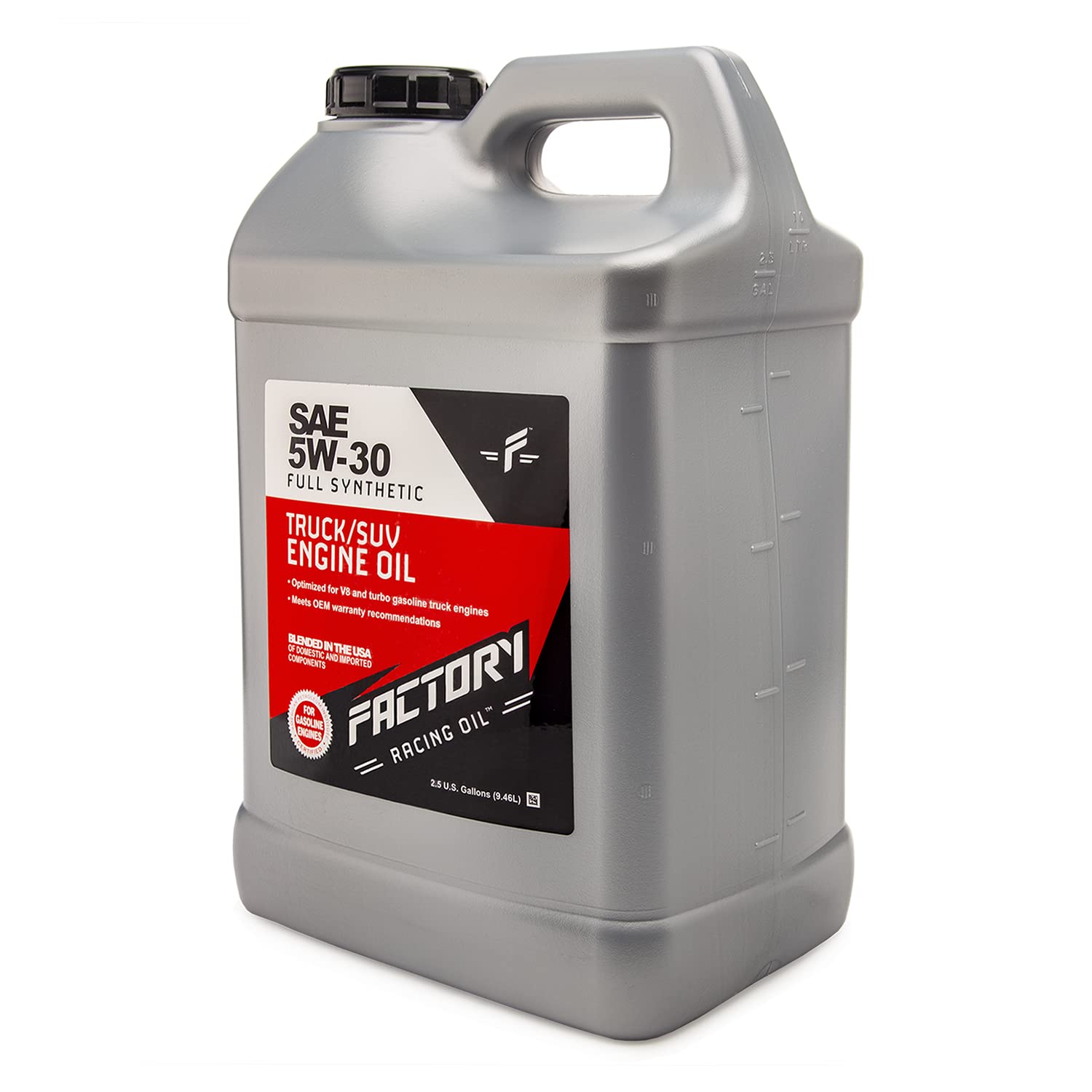 Premium SAE 5W-30 Full Synthetic Engine Oil for Trucks & SUVs - API SP ILSAC GF-6A Certified - 5 Gallon (2x2.5 Gal) - Ideal for High-Performance Engines, Heavy-Duty Towing & Extreme Weather Conditions
