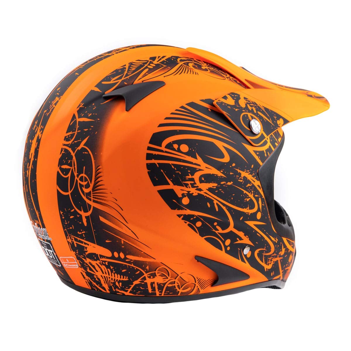 Adult Motocross Gear Combo - Offroad Helmet, Goggles, Gloves & Chest Protector for Dirt Bike Riding | Perfect for Trail Riding, Racing & Offroad Adventures