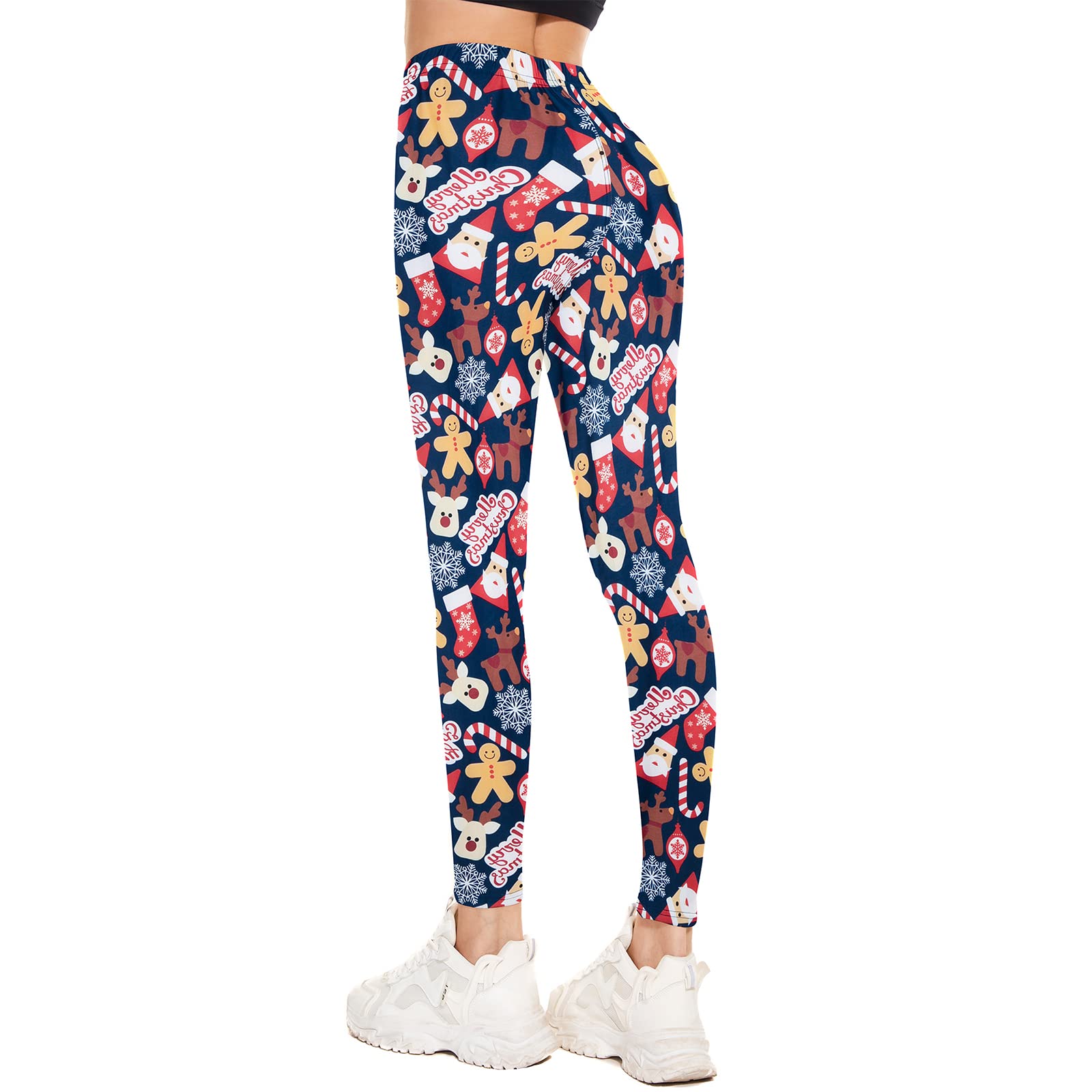 Funny Ugly Christmas Leggings for Women - High Waisted Holiday Pants with Festive Print | Perfect for Christmas Parties, Family Gatherings & Festive Outfits