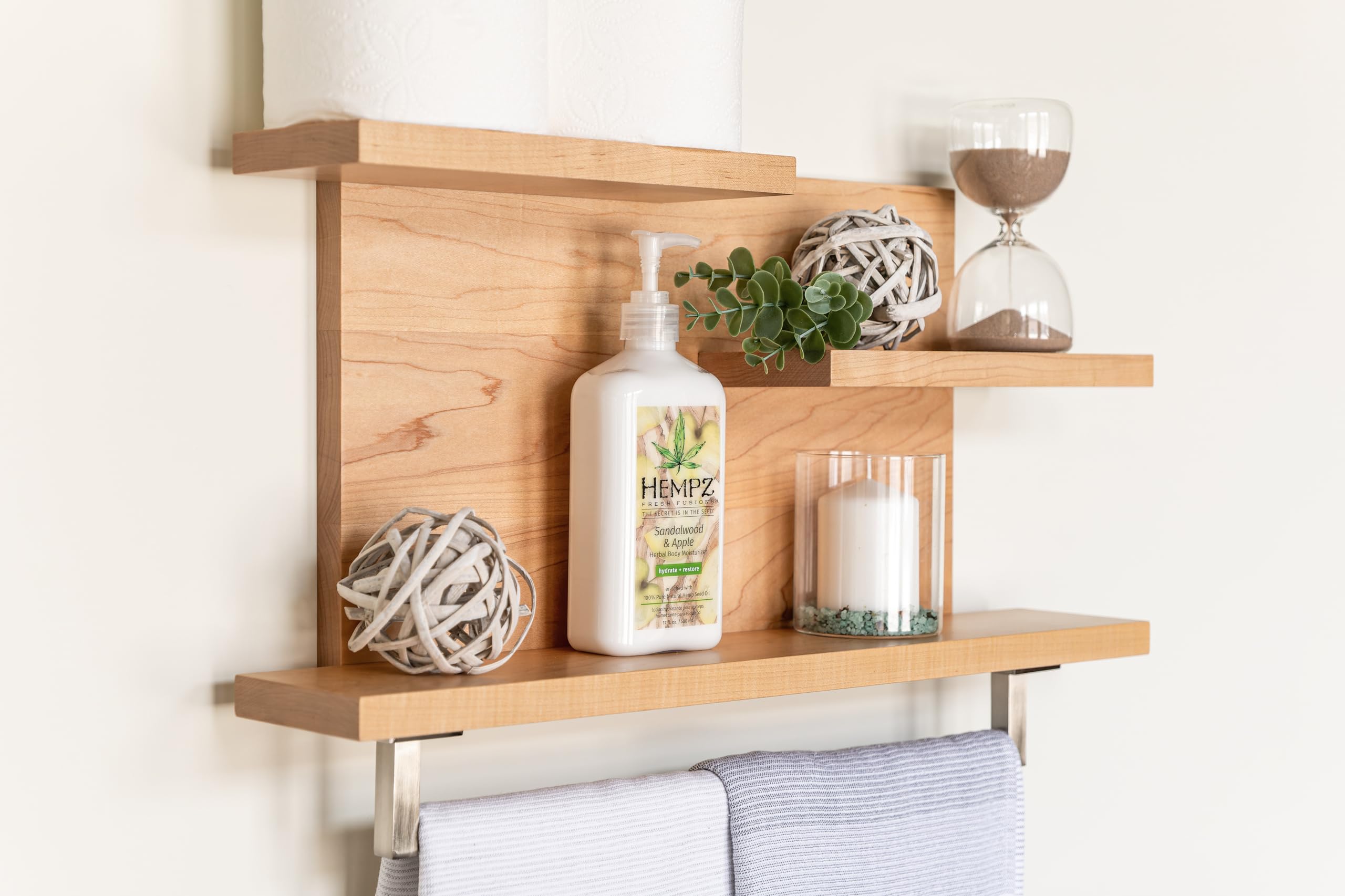 Straga Rustic Wall Mounted Bathroom Shelves - 23