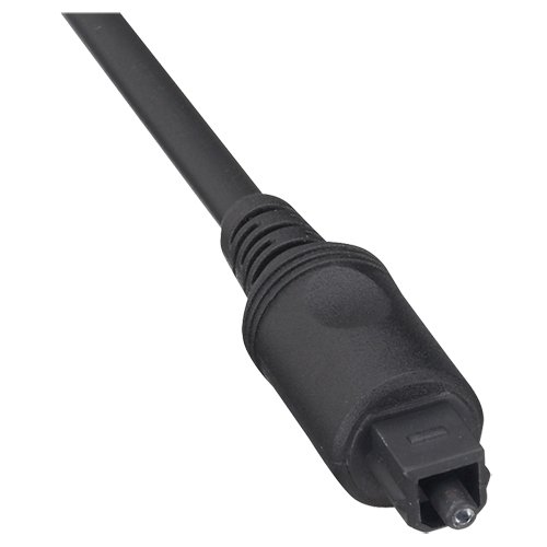 Dynex DX-AD128 6ft Digital Optical Audio Cable - Premium TOSLINK Fiber Optic Cord for Home Theater, Sound Bar, PS5, Xbox & TV Audio Systems