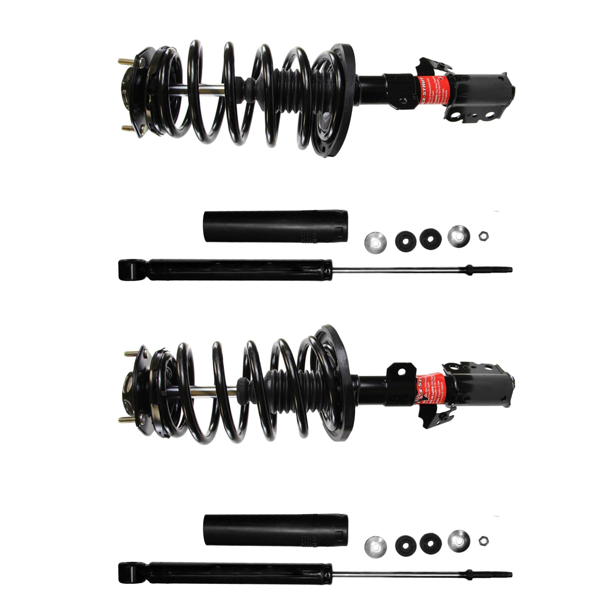 Monroe Front & Rear Shocks Struts for Toyota Sienna 2007-2010 - BuyAutoParts 77-69658G4 - Improve Ride Comfort & Stability for Daily Commutes & Road Trips