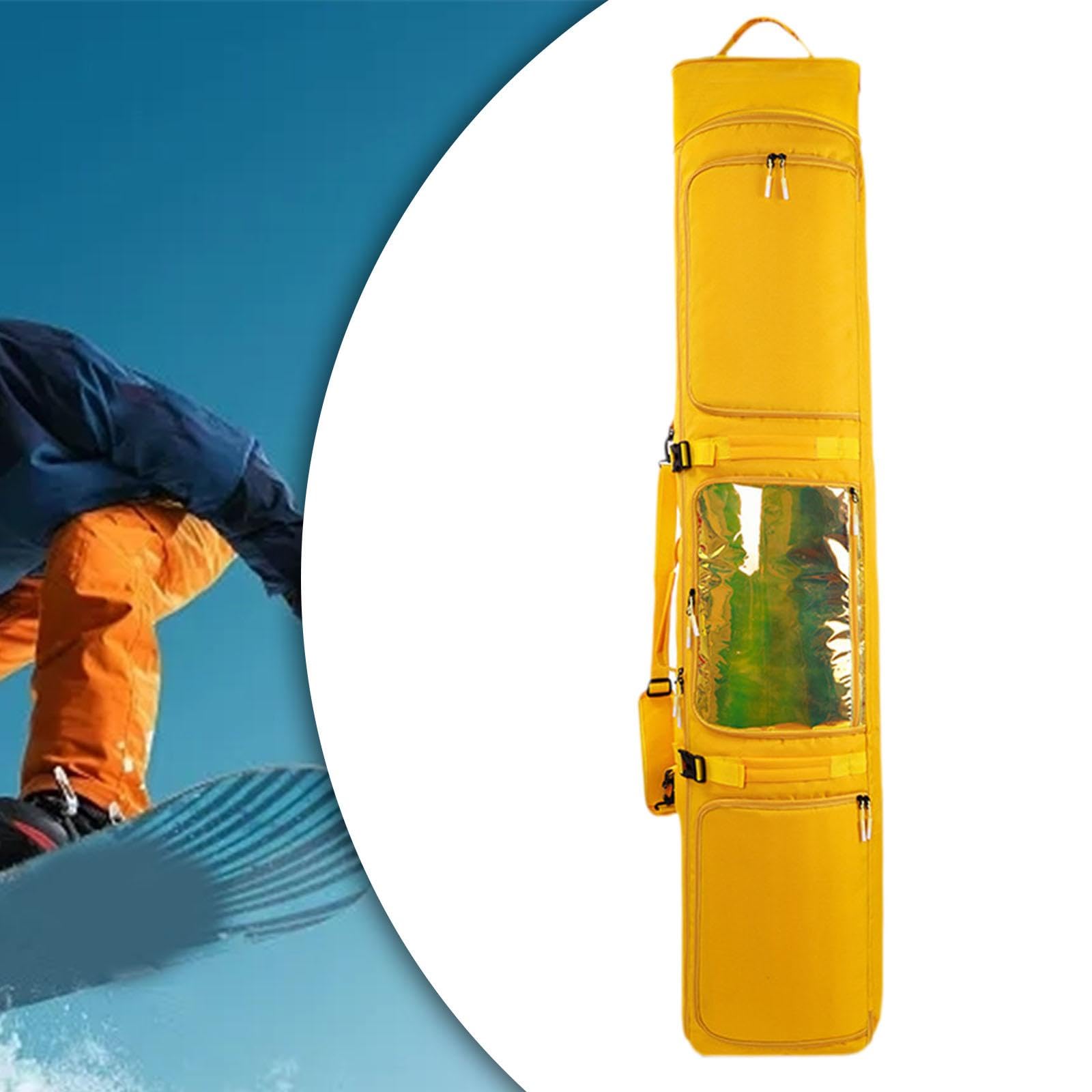 **Large Wheeled Ski & Snowboard Bag with Handle - Durable Travel Gear for Winter Sports - Perfect for Air Travel, Ski Trips & Snowboarding Adventures**