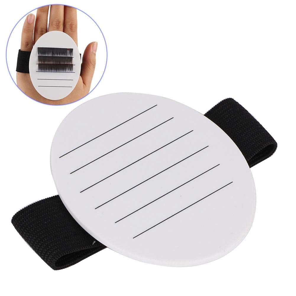 7-15mm False Eyelash Tray Holder - Portable Acrylic Lash Extension Bracket for Professional & DIY Eyelash Grafting | Perfect for Salon, Home Use & Travel Makeup Kit