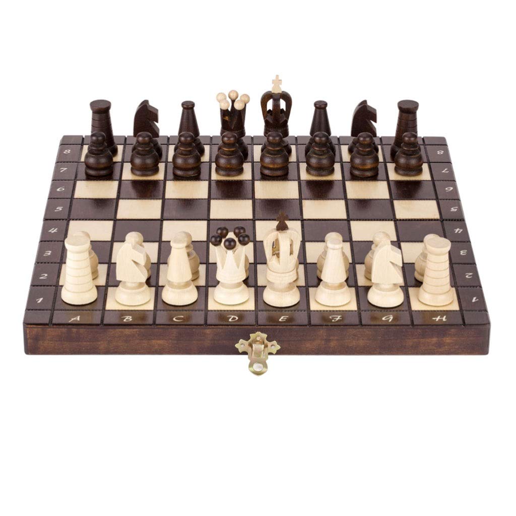 Premium Handcrafted Wooden Chess Set - 12
