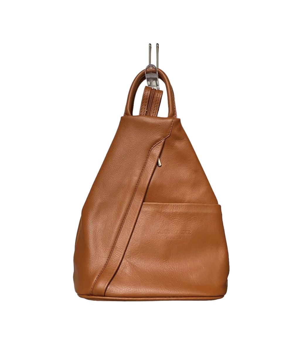 Stylish Convertible Leather Backpack Purse for Women - Waterproof Travel Laptop Bag with Adjustable Straps - Perfect for Work, School & Outdoor Adventures