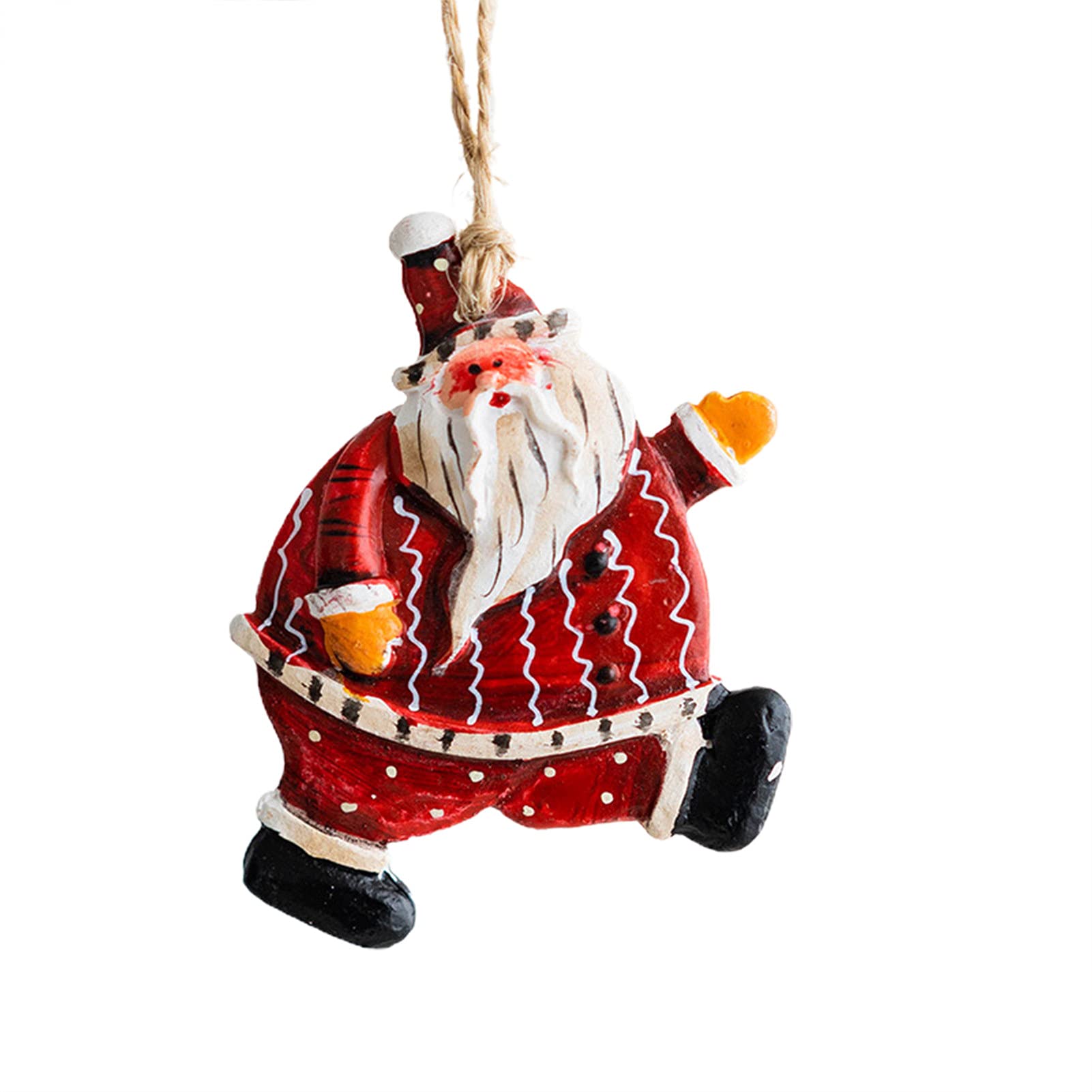 Christmas Claus Pendant Ornament & Snowman Doll Hanging Decorations - Festive Holiday Tree Decor for Christmas, Xmas Party, Home & Office Decoration