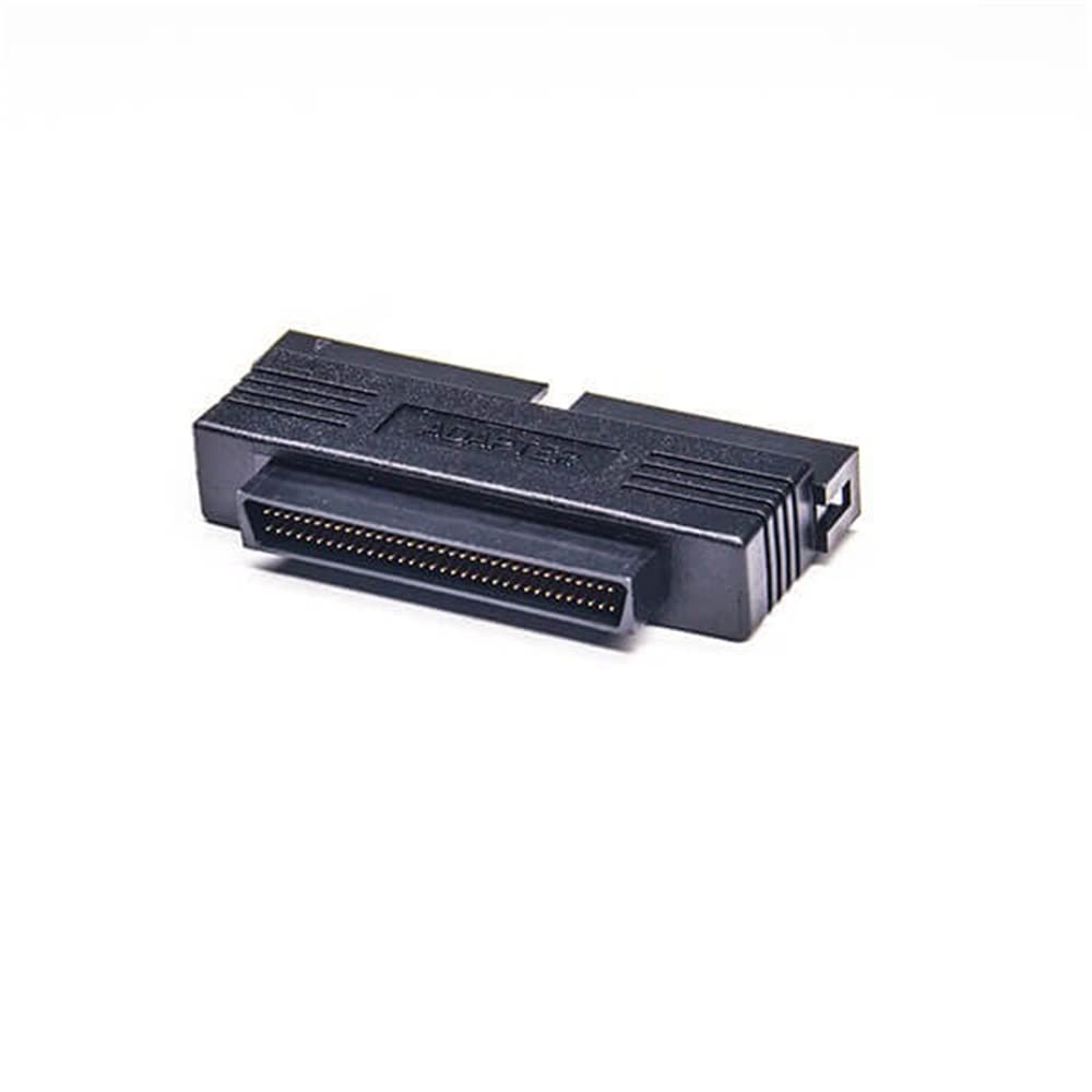 Elecbee 50 Pin SCSI Adapter - VHDCI Male to HPDB Male Straight Connector for Server & Storage Device Connectivity | Data Transfer Solution for IT Professionals